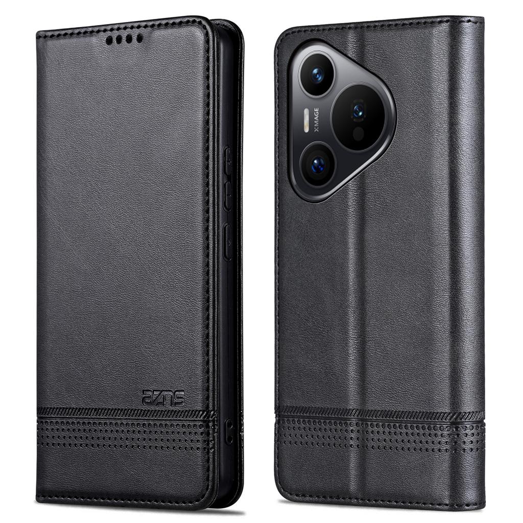 AZNS For Huawei Pura 70 Pro/Pura 70 Pro+ Case PU Leather Folio Wallet Magnetic Auto-absorbed Phone Cover