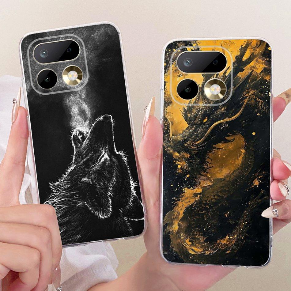 For Realme 16 Pro+ 16Pro Cool Dragon Tiger Pattern Phone Case For Realme 16 Pro Plus 5G Soft Silicone TPU Cases