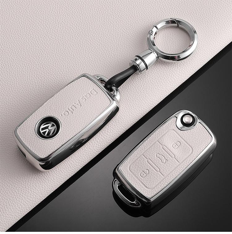Heißes TPU Auto Klappschlüsselhülle Vollabdeckung Schale Für Volkswagen VW Polo Tiguan Passat B5 B6 B7 Golf Neues Schlüsselanhänger Schutz Zubehör