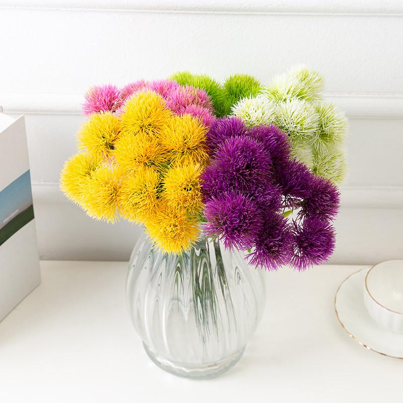 Potted Simulation Dandelion Flower Arrangement Home Decoration Flowers Fake