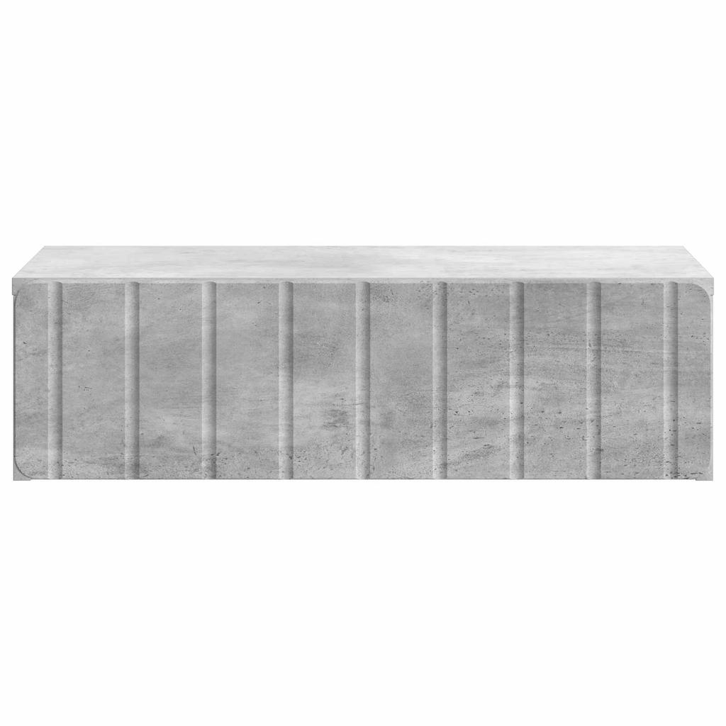 Wall Mounted Side Table Concrete Grey 59 x 34.5 x 17 cm