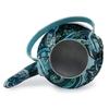 Handpainted Aluminium Decorative Kettle | Turquoise & Blue Abstract Art Print