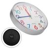 10 Inches Clock Children's Wall Clock Silent Learning Wall Clock 12 Inches Clock