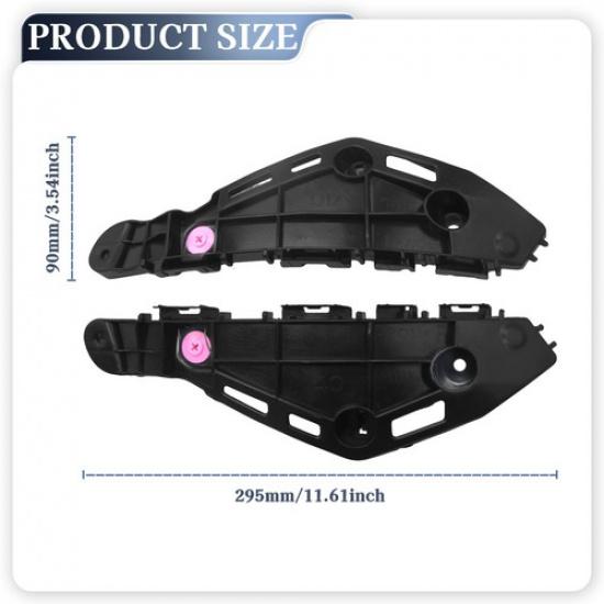Front Bumper Brackets Retainer Side Support For 2016- Lexus RX350 RX450h 2Pc