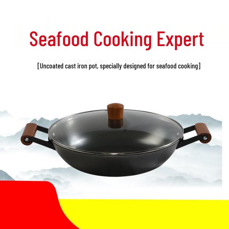 Wutuo 32cm Cast Iron Stew Pot