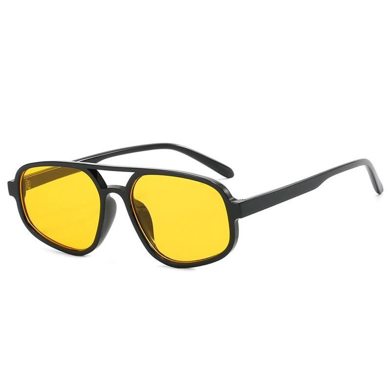 

Ins Popular Fashion Pilot Sunglasses Women Shades UV400 Retro Rivets Decoration Gradient Trending Men Round Sun Glasses as picture
