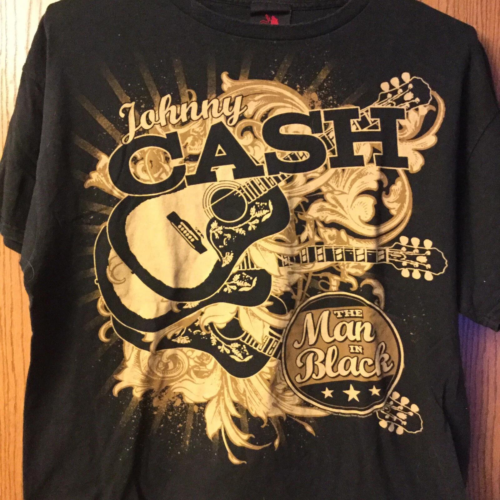 Johnny Cash. “The Man In Black”. Shirt. 2009. Black. 1X S