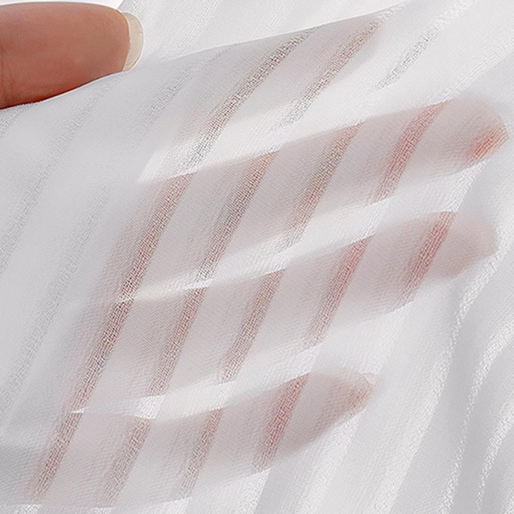 Pole Vertical Louver Gauze Curtain Dream Curtain Curtain Living Room Balcony White Yarn Opaque