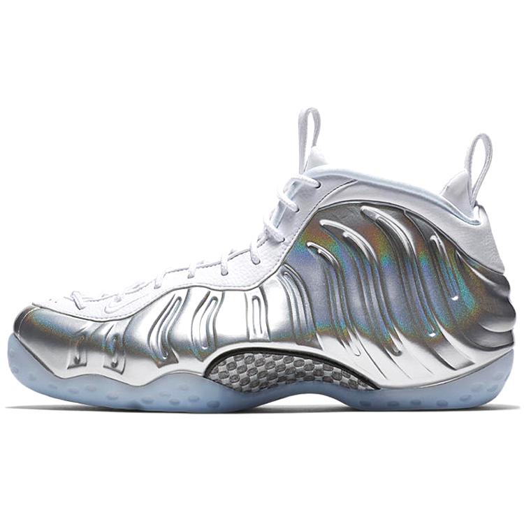 New Nike Air Foamposite One Chrome White Women's AA3963-100