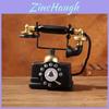 Decorazione vintage retrò in resina per telefono, ideale per la casa, l'ufficio o il bar, un regalo perfetto per adulti.