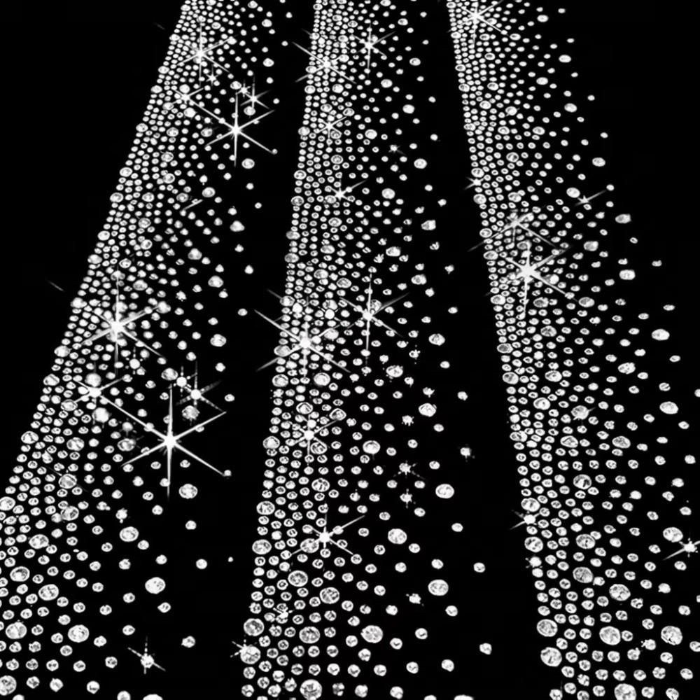 Eye-Catching Sparkle Iron-On Patch Sparkling Clothing Heat Transfer Decal Clothing Accessories