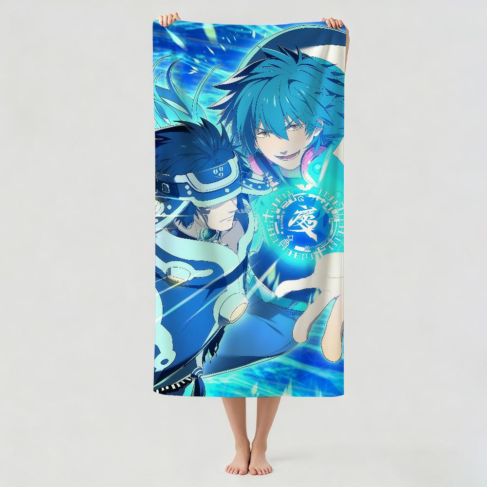 Anime D-dramatical M-Murder Towel Drying Bath Towel Applicable To Light Swimming Camping Yoga Beach Out