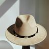 Simple Suede Fedora Hat For Men Fedoras With Handmade Band Panama Hat Cap Unisex Church Hat Fascinator Felt Panama Cap