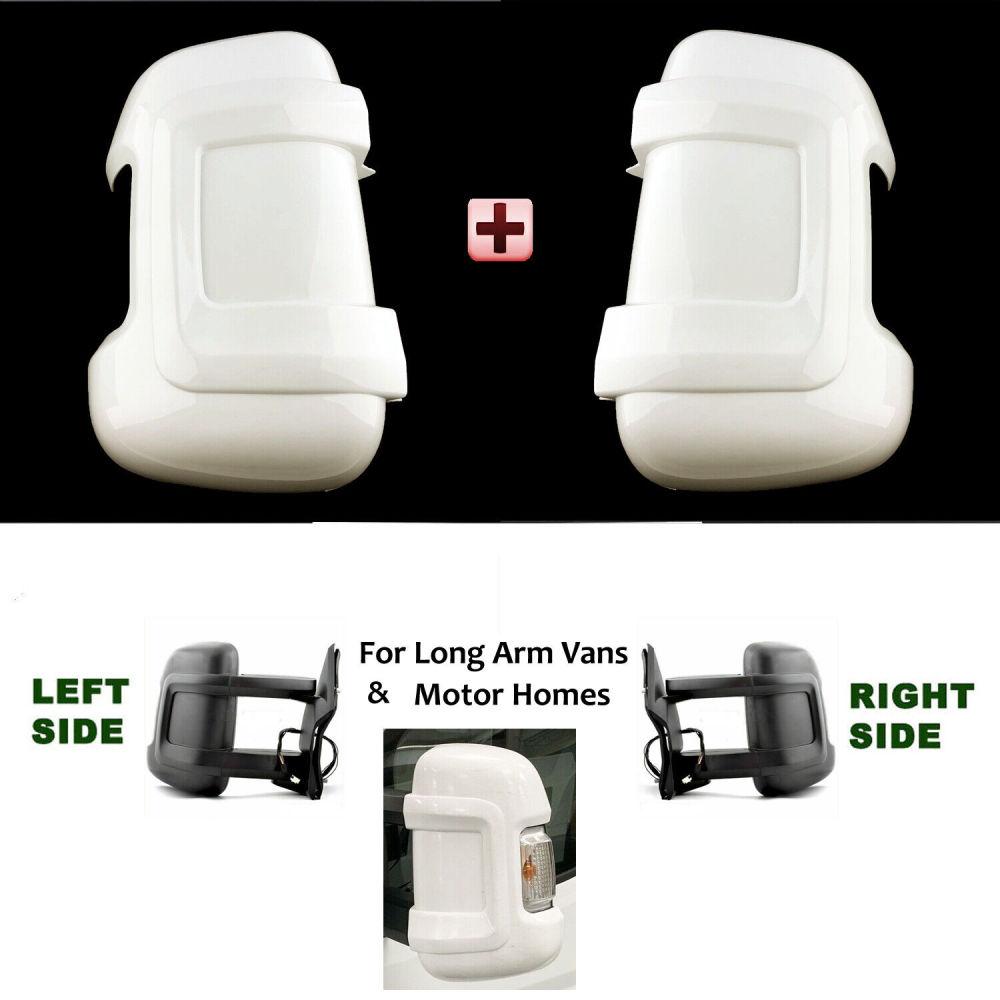 Cubierta Protectora para Espejo Retrovisor Para Fiat Ducato Peugeot Boxer Relay Brazo Largo Cubierta Protectora para Espejo Retrovisor Piezas de Coche