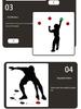 2025 Kids Speed Training Lights: Blue Remote Control Set for Football & Basketball - 6 Lights Version