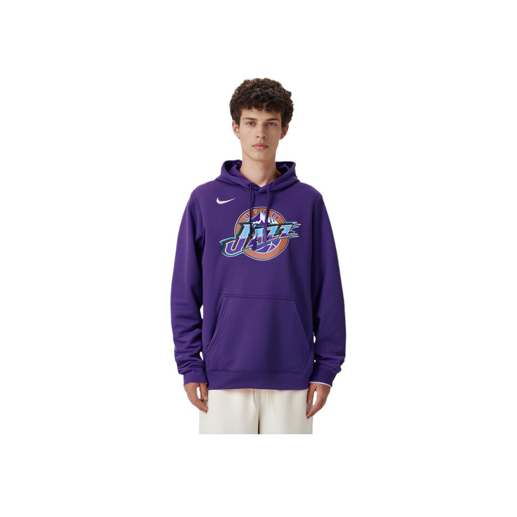 Nike NBA Klassisches Logo Utah Jazz Pullover Hoodie Herren Hoodie Lila CI4540-504