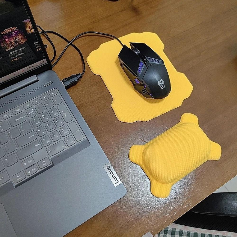 1/2pcs Slow Rebound Mouse Wrist Support Pad Ergonomic Keyboard Hand Cushion  Computer Use