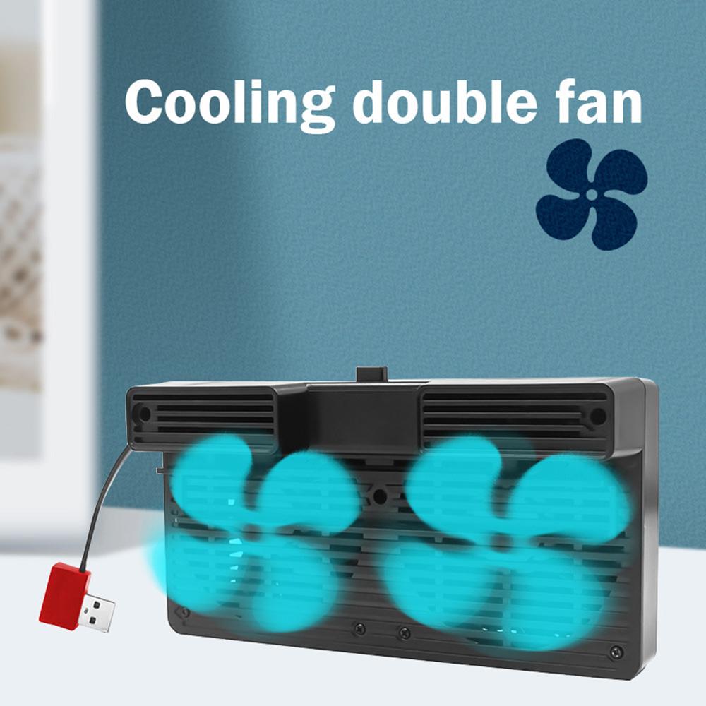 DATA FROG Game Console Radiator Base with Dual Cooling Fans for Nintendo Switch/Switch Lite Console