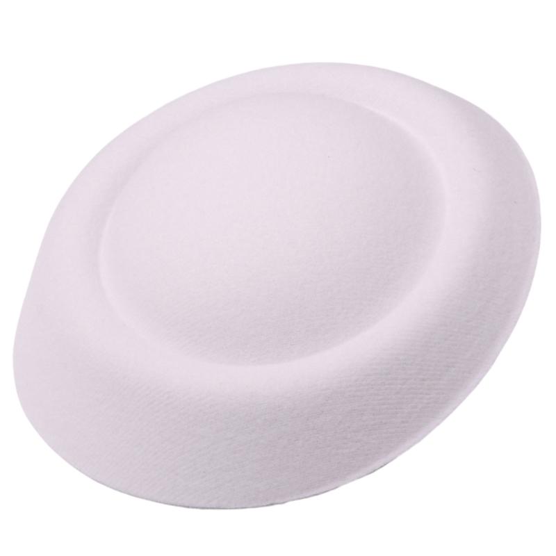 Stewardess Uniform Caps Base Hat Base Airline Crew Hat Base Millinery Hat Accessories for Airline Attendant Uniforms Hat белый