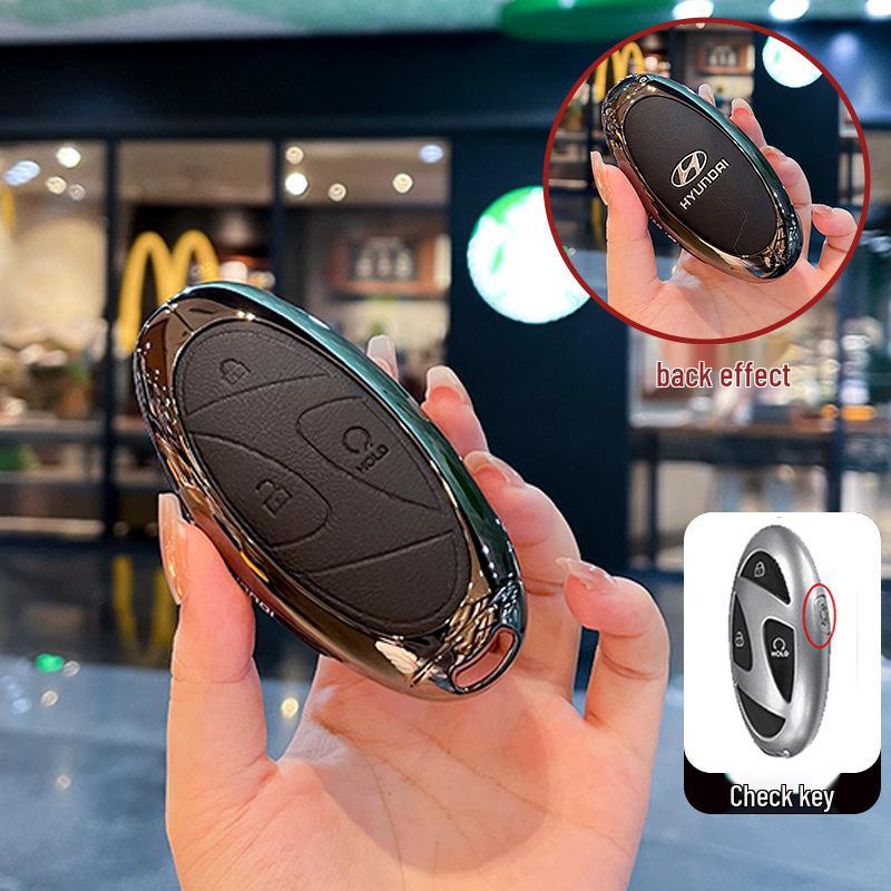 

Совместимый металлический корпус ключа Hyundai для Tucson, Sonata, Ioniq 6, Santa Fe, Elantra
