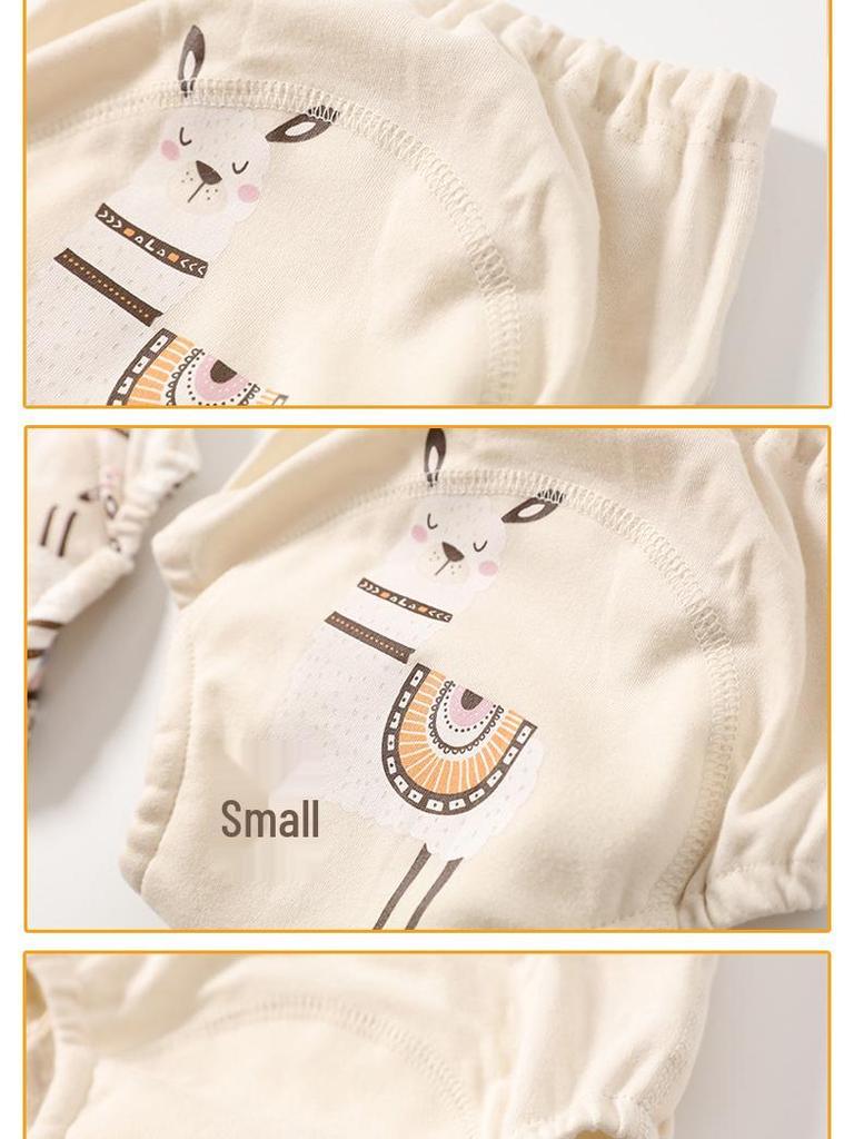 Shabumoto Baby 4-Layer Cotton Learning Pants - Leak-Proof, Breathable & Washable Toddler Training Pants
