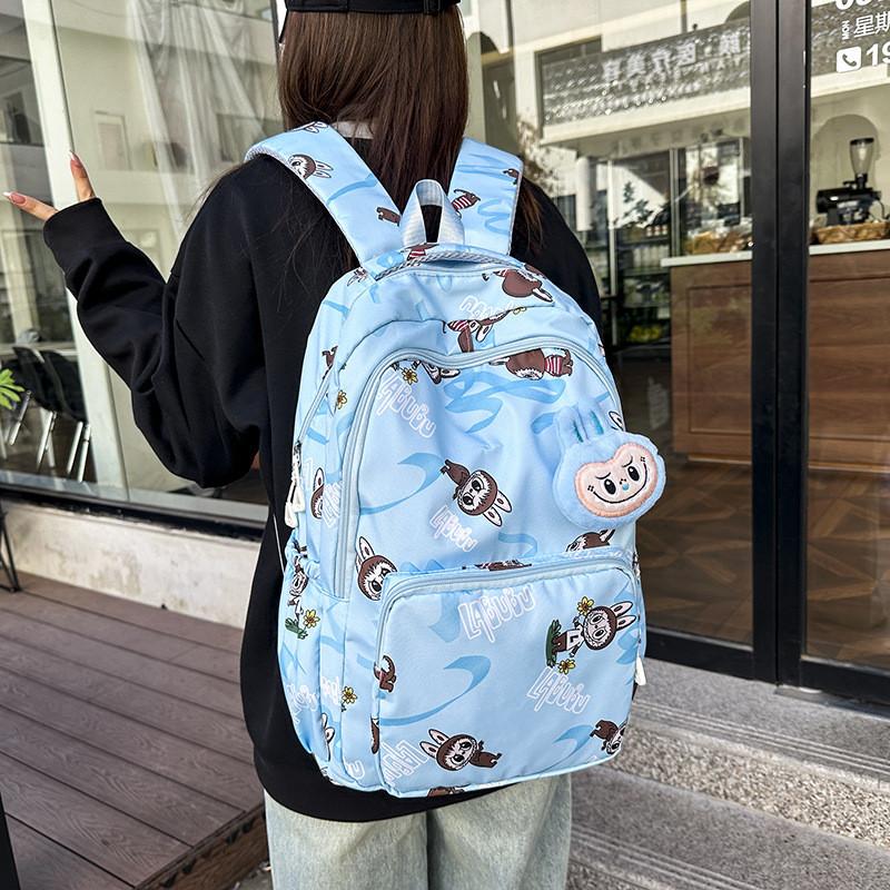 Student Themed Backpack Schoolbag Outdoor Large Capacity Travel Bag