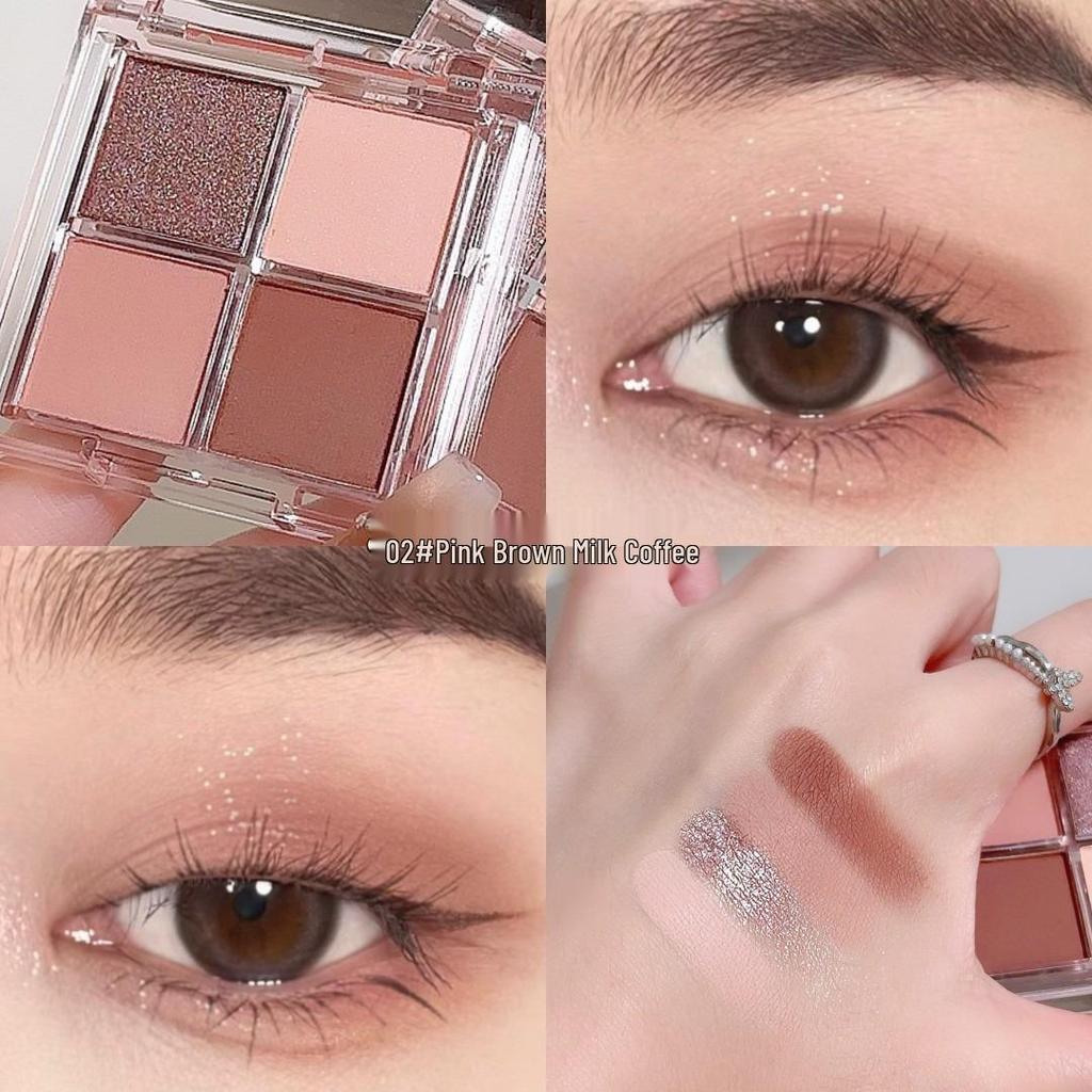 Helen Liren Paleta Cieni do Powiek z Brokatem Czterokolorowa dla Dzieci