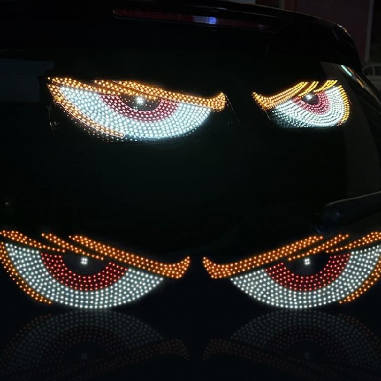 Flexible Devil Eye Decorative LED Light Sign For Creating Enchanting Atmospheres Modern Interiors Creative Indoor Spaces
