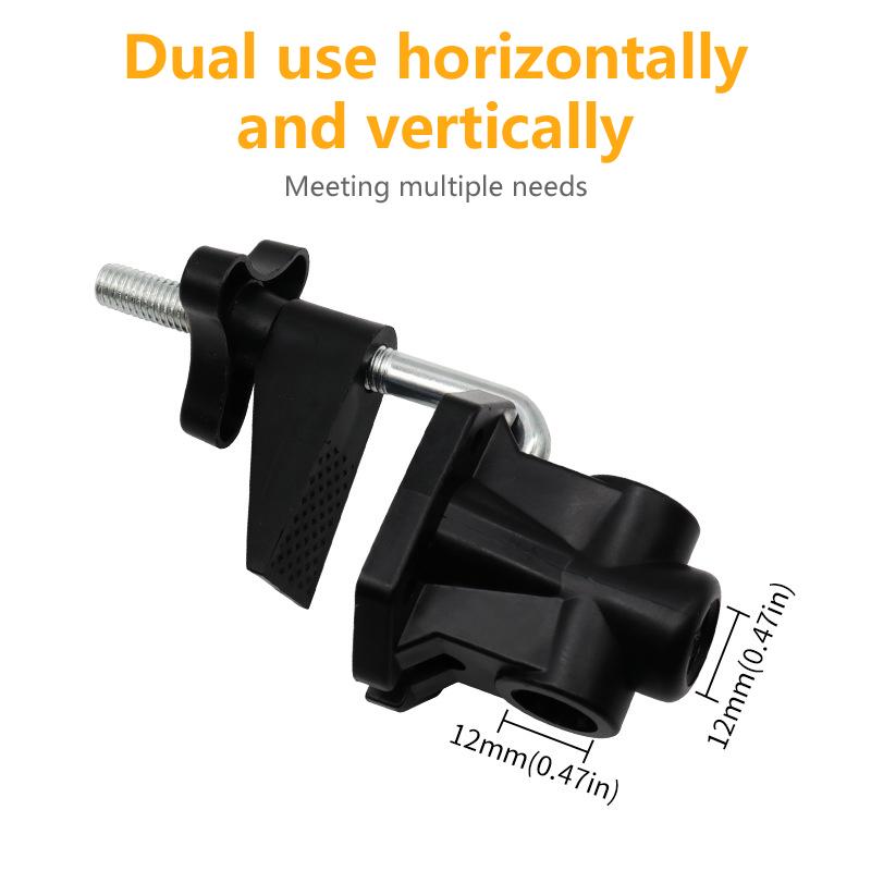 Cantilever Bracket Clamp Non-Slip Universal Bracket Clamp 7 Shape Horse Buckle Clip Metal For Microphone Desk Lamp Mic Stand