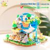 Non-Toxic 5452Pcs Moc The Earth Village Model Micro Building Blocks Architecture Style Brick For Kid Children Construction Toys
