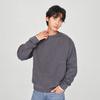 Lee Comfortable Round Neck Spliced Structural Design Versatile Sweatshirt Men Sweatshirt Iron-Gray LMT007822204573A05984