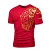 Tiger T-Shirt Mode 3D Herren Kurzarm Street Casual Sport Tops Übergroßes O-Ausschnitt T-Shirt Tops Frühling Sommer Herrenbekleidung