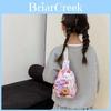 Cartoon Capybara Kids Chest Bag With Polyester Inner Lining For Daily Use