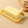 Convenient Butter Cutting and Storage Container Butter Dish with Lid Plastic Butter Container Suitable for Butter