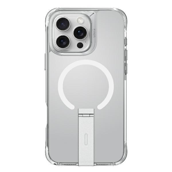 UNIQ Eleva Case with Vertica StandiPhone 16 Pro 6.3" Transparent/lucent Clear