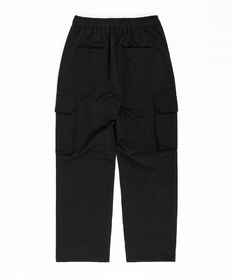 Seuteulaikeu Trek Loose Cargo Pants (Black)
