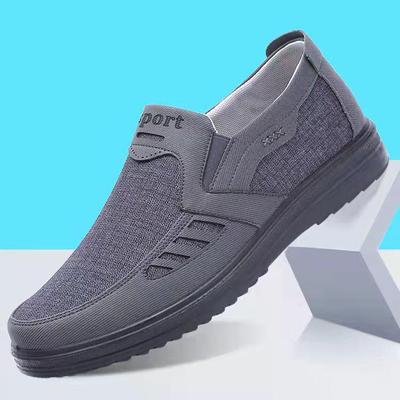 New Fashionable Cloth Shoes for Men Breathable Men's Single Shoes Soft Soled Non Slip Casual Oversized Shoes