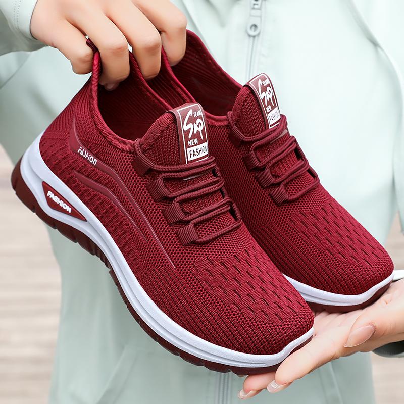 

Women s shoes, women s summer casual sports shoes, breathable, comfortable, lightweight, women s vulcanized shoes, free shipping 36 червоний