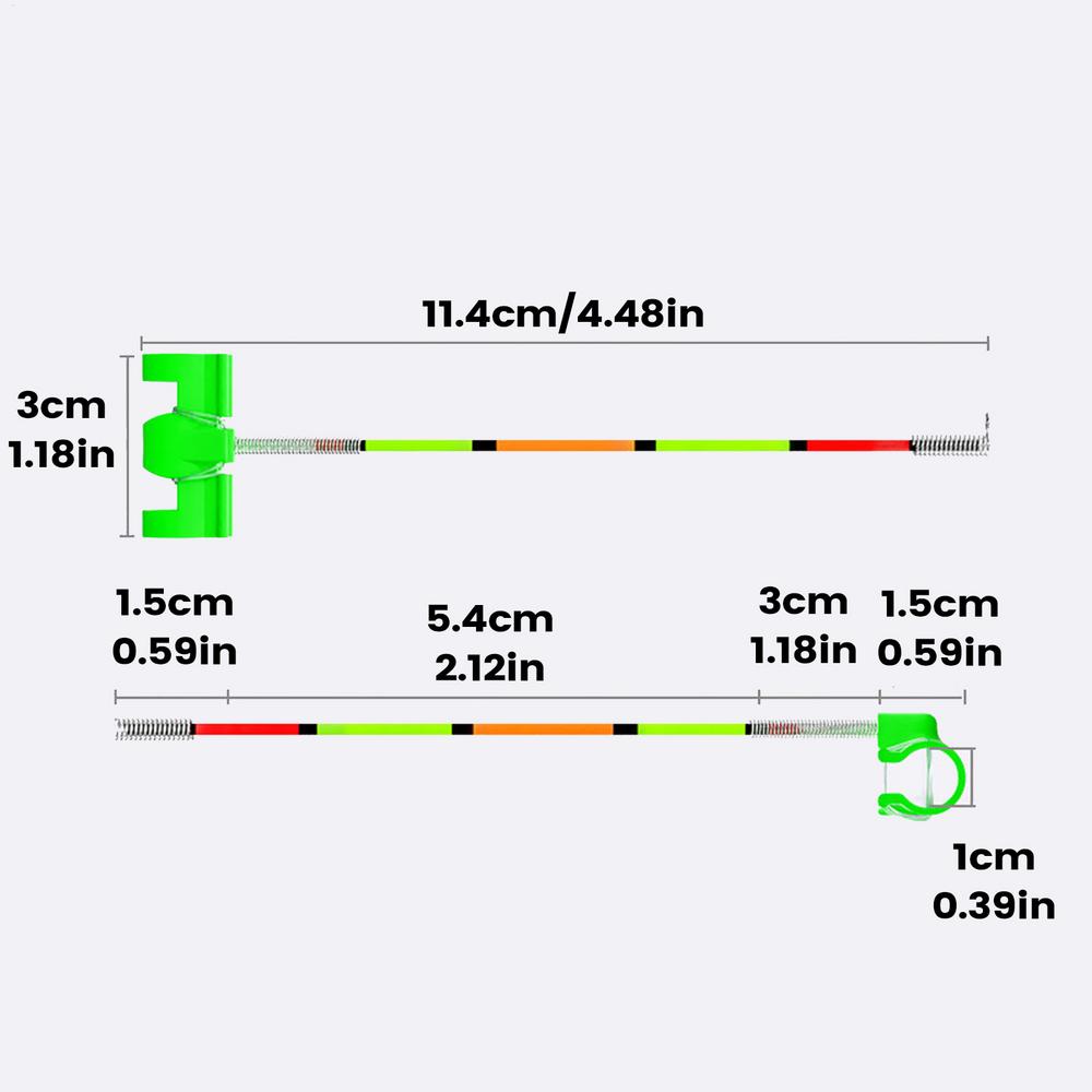Fish bite alarm, bottom fishing rod bite alarm, clip-on lure float alarm indicator, top float rod, for lure fishing sea fishing