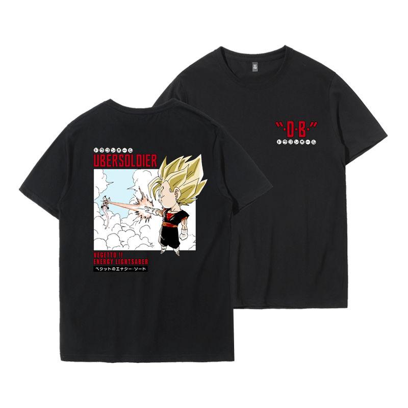 2026 Dragon Ball Trendige Marke Kollaboration Druck Herren Kinder Familie Kleidung Kurzarm T-Shirt