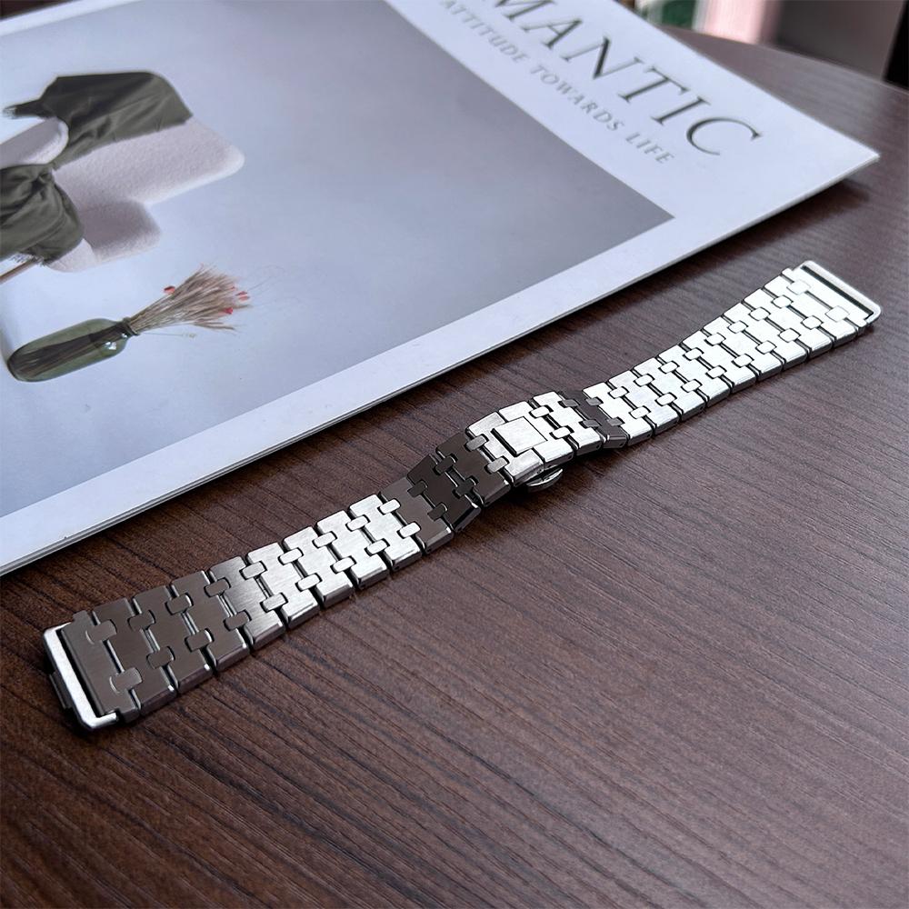 

Metal Strap for Huawei Watch Fit 4 Band Luxury Wrist Bracelet for Huawei Fit4 Pro 3 Correa Stainless Steel Business Belt for Man for Huawei Fit 4 срібний