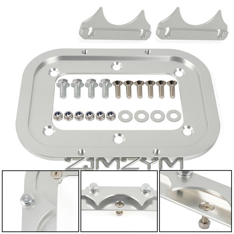 1 Set Aluminum Alloy Battery Relocation Tray Hold Down Mount Bracket For Optima Battery Top 34 34/78 D34 D34/78 34M
