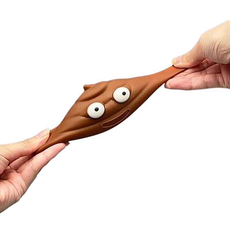 Stlačovací Štípací Větrací Míč Dekompresní TPR Hračky Gadgety Lepkavý Míč Hovno Vtipné Záludné Dospělí Děti Náctiletí Dárky Hračky pro Uvolnění Stresu