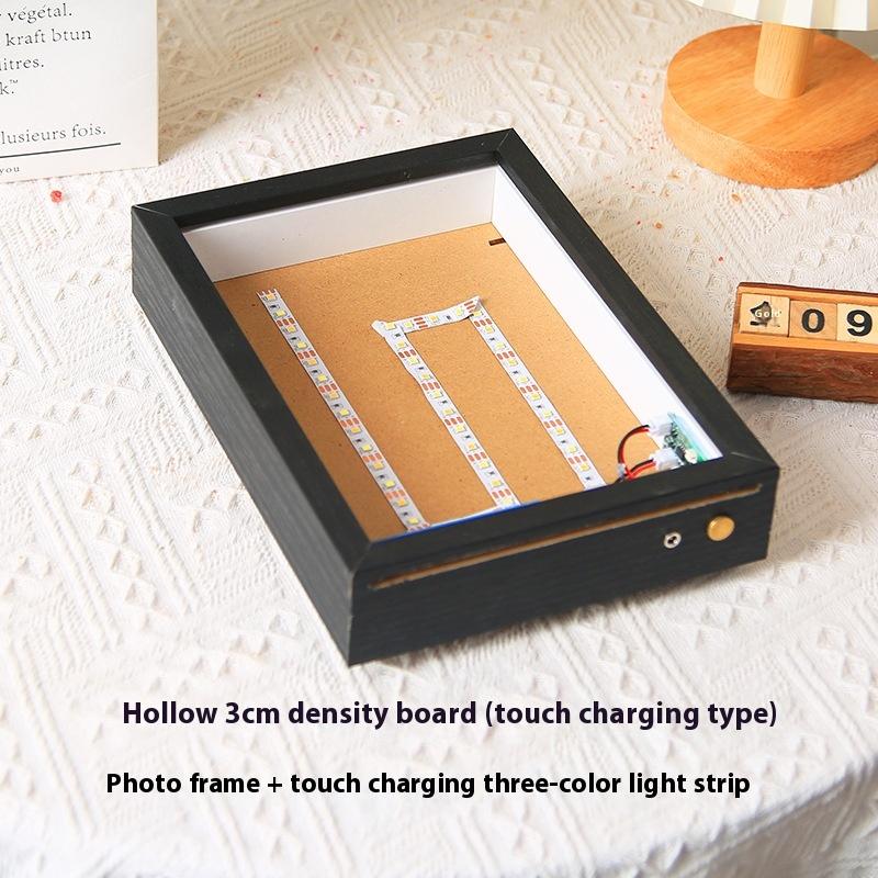 

1 комплект Преобразует эскизы в цвет с помощью волшебного света Современное украшение стен дома Светодиодная рамка для фото Акриловый лайтбокс