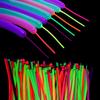 200 Pieces Neon Glow Blacklight Reactive Fluorescent Long Twisting Balloons for DIY Animals Twisting Glow Party Birthday Party Decoration