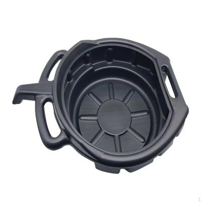 Bac de vidange pour huile et liquide de refroidissement en PP Portable Anti-fuite 10L Facile à utiliser Accessoires de voiture pour boîte de vitesses Bac de vidange pour fluide