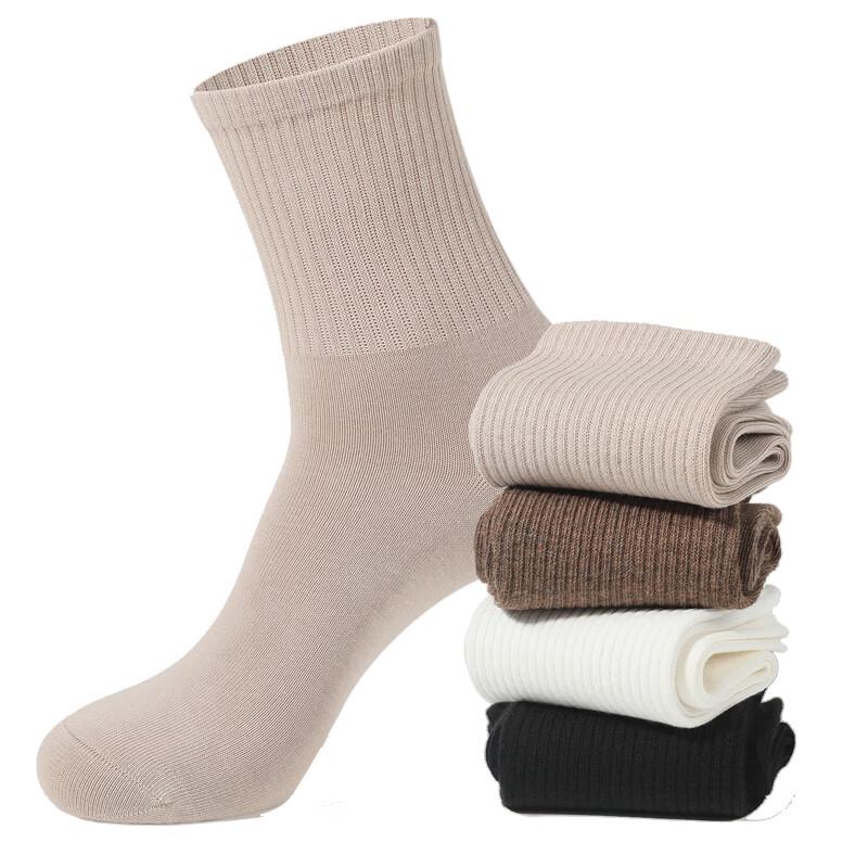 

Lansha Women s Thick Cotton Anti-Odor Long Socks M