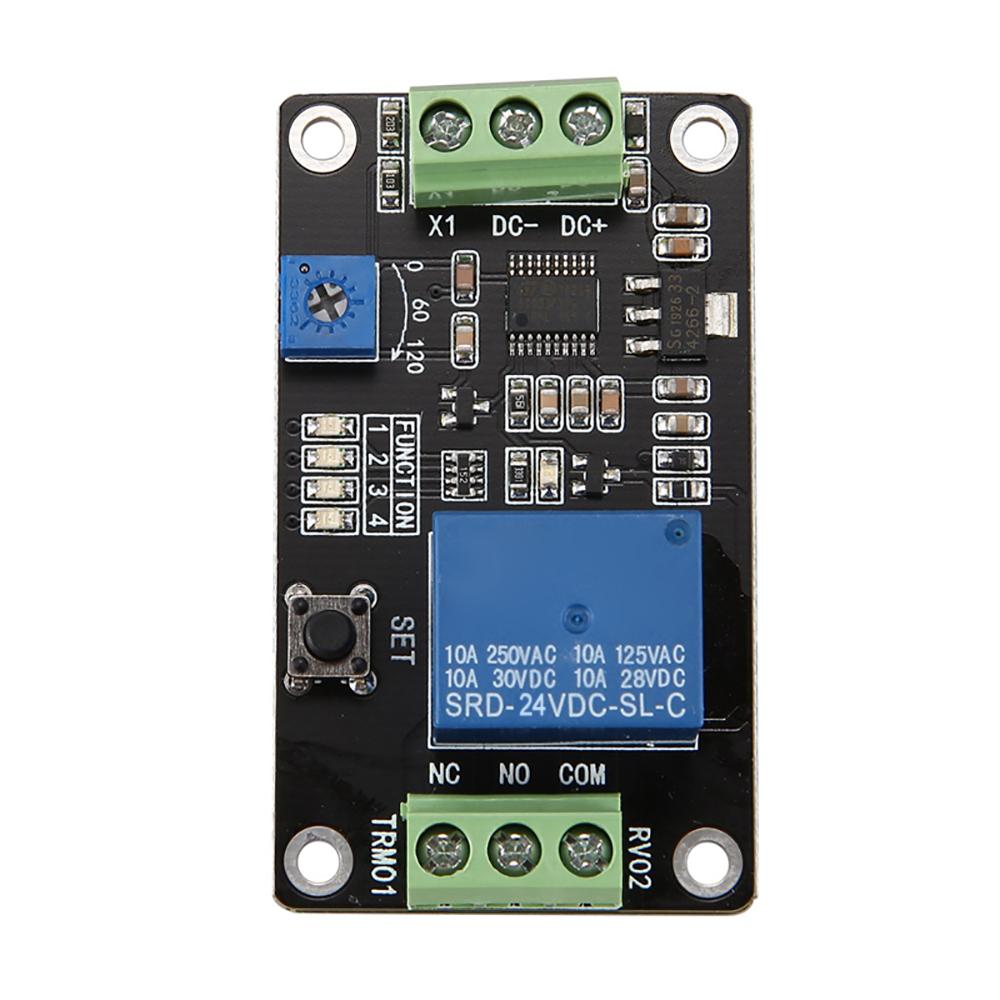 DC5V 12V 24V Delay Timer Relay TRM01 Delay Time Relay Self-locking Relay Delay Trigger Power Supply