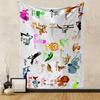 Alphabet Animals Bright Educational Illustration Patterned Tapestry for Bedroom and Living Room Home Decor