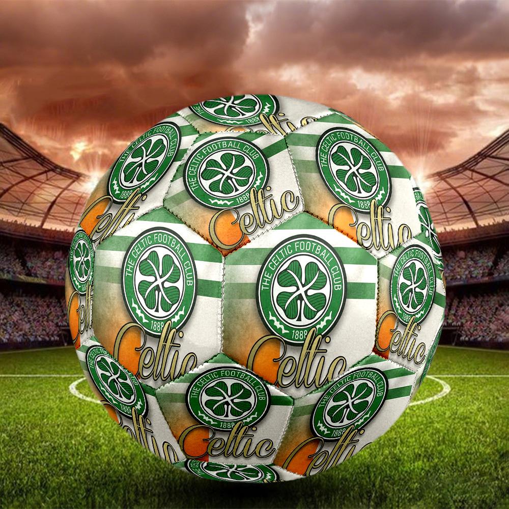 Celtic FC teamIndoor Soccer Ball Colorful All Ages Machine Stitched PVC Competition Ready Durable High-Bounce